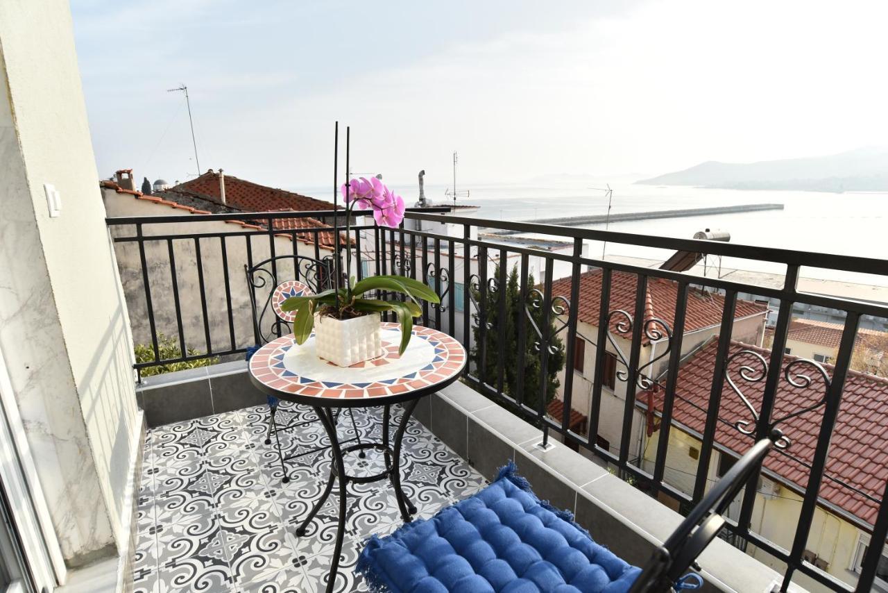 Golden Sea View - Old Town Apartman Kavála Kültér fotó